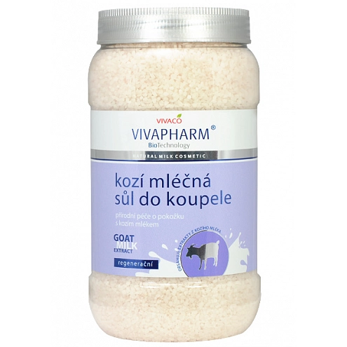 VIVACO Badesalz mit Ziegenmilch VIVAPHARM 1200 g