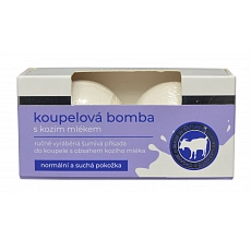 VIVACO Badebombe mit Ziegenmilch VIVAPHARM 2 x 75 g