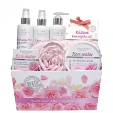 VIVACO Dárkové balení kosmetiky s růžovou vodou