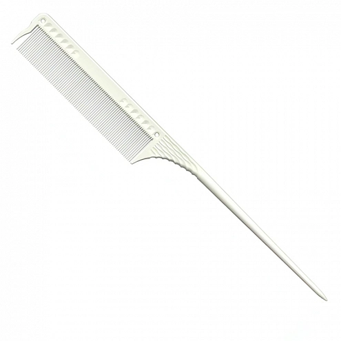 JRL Fine Teeth Tail Comb J101 White