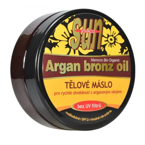 VIVACO Bräunungsbutter mit BIO-Arganöl SPF 0 SUN VITAL 200 ml VIVACO Bräunungsbutter mit BIO-Arganöl SPF 0 SUN VITAL 200 ml