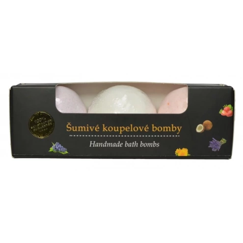 VIVACO Badebombe Traube, Kokos, Erdbeere BODY TIP 3 x 45 g