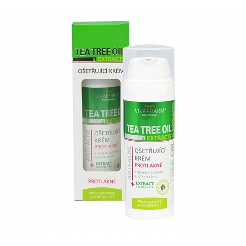 VIVACO Gesichtscreme mit Teebaumöl VIVAPHARM 50 ml VIVACO Gesichtscreme mit Teebaumöl VIVAPHARM 50 ml