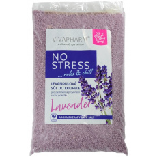 VIVACO Levandulová sůl do koupele NO STRESS 1000 g