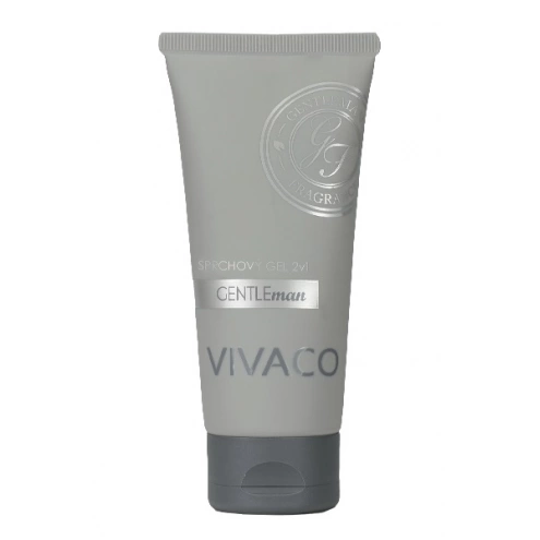 VIVACO Duschgel 2in1 für Männer GENTLEMAN SILVER EDITION 200 ml