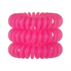 Bifull Double Invisible Scrunchie Pink 3 pcs