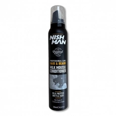 NishMan mliečny penový kondicionér na vlasy a bradu 200ml