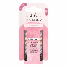 Invisibobble ORIGINAL Clear Black Metallic 8pc