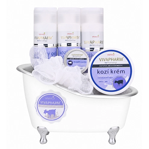 VIVACO Geschenkset mit Kosmetik und Ziegenmilch