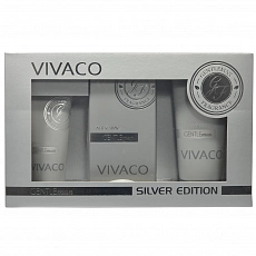 VIVACO Geschenkset Herrenpflege GENTLEMAN SILVER