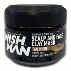 Hlinena maska na tvar Nishman Face Clay Mask  450g