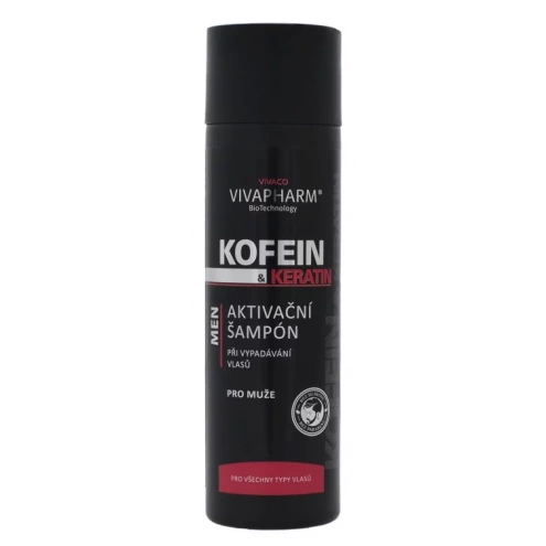 VIVACO Koffein-Shampoo mit Keratin für Männer VIVAPHARM 200ml