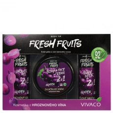 VIVACO Geschenkset Kosmetik mit Traubenwein