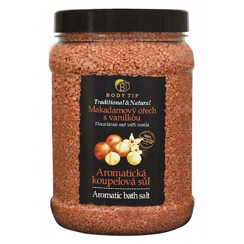 VIVACO Badesalz Macadamianuss mit Vanille BODY TIP 1500 g VIVACO Badesalz Macadamianuss mit Vanille BODY TIP 1500 g