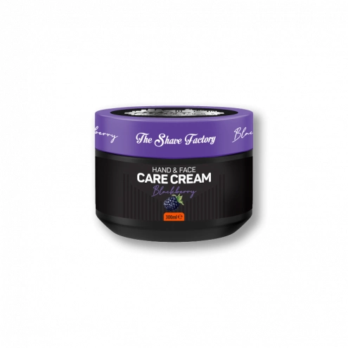 The Shave Factory krém na ruky a tvár s vôňou černíc 300ml