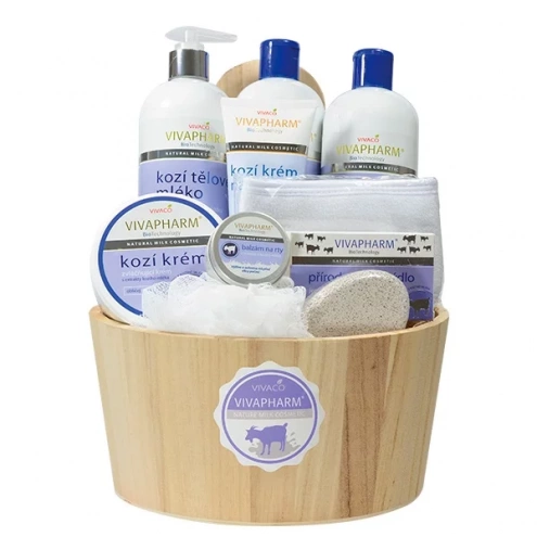 VIVACO Geschenkset Kosmetik mit Ziegenmilch