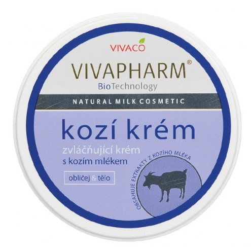 VIVACO Gesichts- und Körpercreme mit Ziegenmilch VIVAPHARM 250 ml