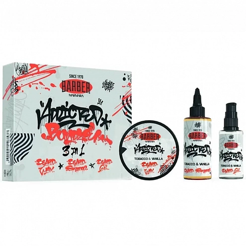 Marmara Barber Tobacco and Vanilla Beard Set 100 ml+ 50 ml+ 50 ml
