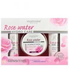 VIVACO Geschenkset Kosmetik mit Rosenwasser