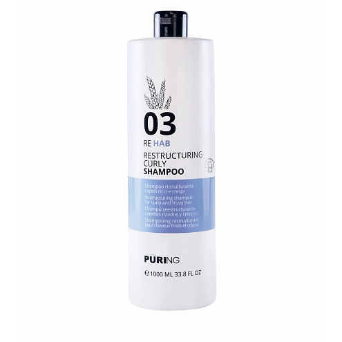 PÜRING PR 03 Rehab Restructuring Curly Shampoo 1000 ml