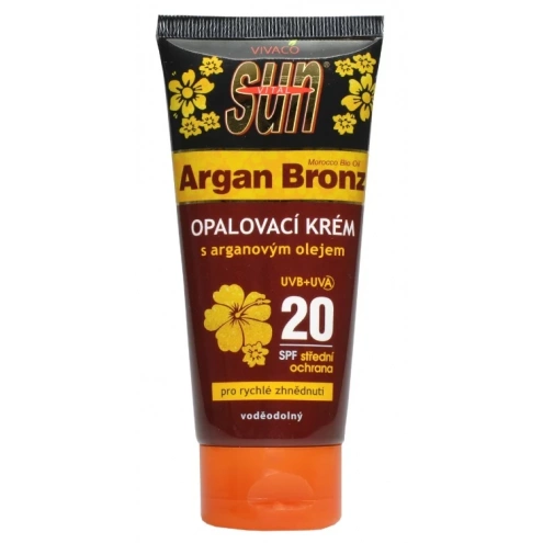 VIVACO Sonnencreme mit BIO-Arganöl SPF 20 SUN VITAL 200 ml