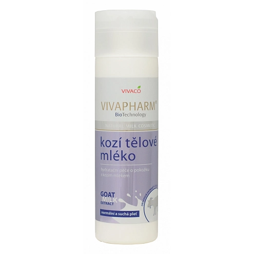 VIVACO Körpermilch mit Ziegenmilch VIVAPHARM 200 ml