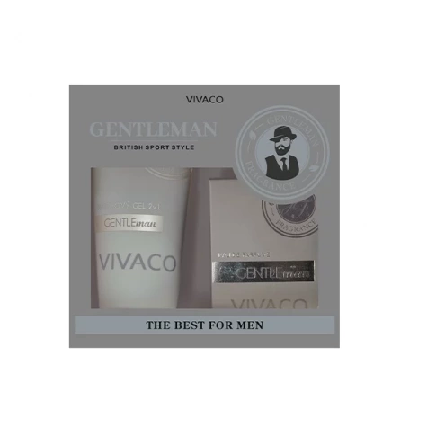 VIVACO GENTLEMAN SILVER - edp 50ml + Duschgel 200 ml VIVACO GENTLEMAN SILVER - edp 50ml + Duschgel 200 ml