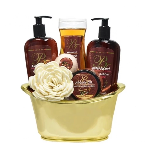 vIVACO Dárková vanička kosmetiky s arganovým olejem