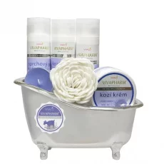 VIVACO Dárková vanička kosmetiky s kozím mlékem