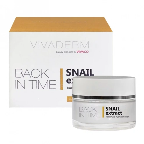 VIVACO Aufhellende Feuchtigkeitscreme SNAIL extract VIVADERM 50 ml