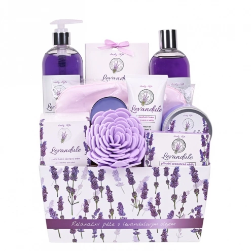 VIVACO Geschenkset Kosmetik mit Lavendelöl