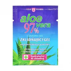 VIVACO Beruhigendes Gel mit Aloe Vera 97% VIVAPHARM - Probe 4 ml