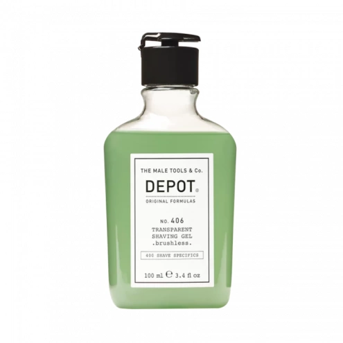 Depot 406 Transparent Shaving Gel Brushless 100ml