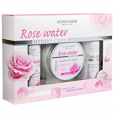 VIVACO Geschenkset Kosmetik mit Rosenwasser