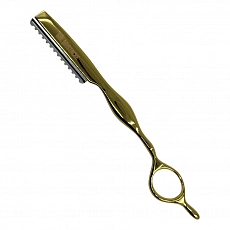 MR. MUSTACHE Styling Razor Gold Hair Thinning Razor