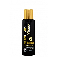 VIVACO Bräunungsöl mit schimmernden Glitzern SPF 6 Banana SUNBRONZ 100 ml