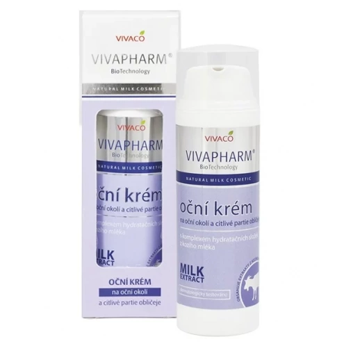 VIVACO Augencreme mit Ziegenmilch VIVAPHARM 50 ml