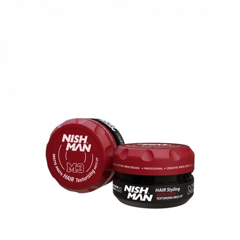 NishMan matná pasta na vlasy M3 Texturizing Mess Up 100ml