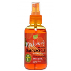 VIVACO 100% Natürliches Sonnenöl mit Karottenextrakt SPF 6 150 ml