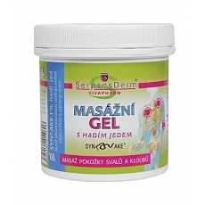 VIVACO Massagegel mit Schlangengift SERPENSDERM 250 ml