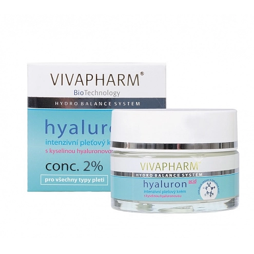 VIVACO Gesichtscreme mit Hyaluronsäure VIVAPHARM 50 ml
