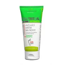 VIVACO Fußcreme mit Teebaumöl VIVAPHARM 100 ml