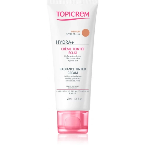 Topicrem Hydra+ Radiance Tinted Cream medium 40 ml