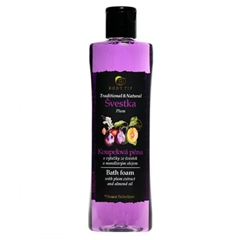 VIVACO Pěna do koupele Švestka BODY TIP 200 ml