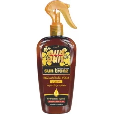 VIVACO Aufhellendes Wasser mit goldenen Glitzern SUN VITAL 300 ml