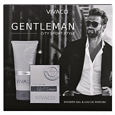 VIVACO Geschenkset Herrenpflege GENTLEMAN SILVER