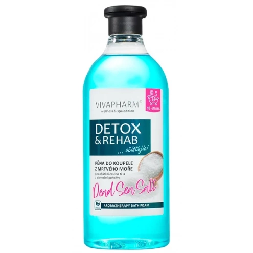 VIVACO Badeschaum aus dem Toten Meer DETOX und REHAB 750 ml