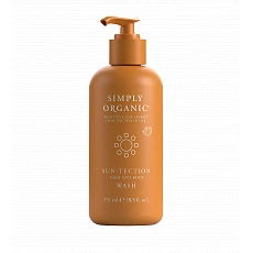 Simply Organic Sun-Tection Hair & Body Wash After Sun Shampoo and Shower Gel 2 in 1 251 ml