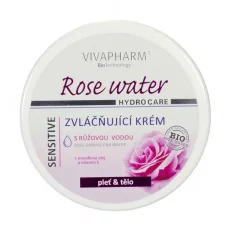 VIVACO Feuchtigkeitscreme mit Rosenwasser VIVAPHARM 200 ml