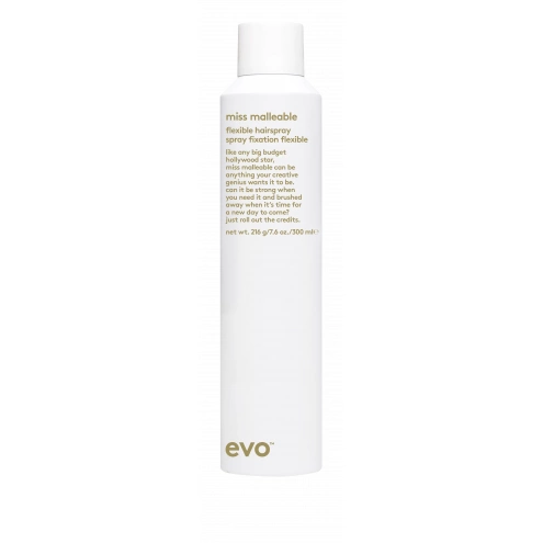 EVO Miss Malleable Flexible Hairspray 300ml